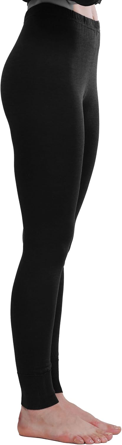 Paradise Silk Cashmere Silk Knit Women Sheer Thermal Pant Long Johns Bottom