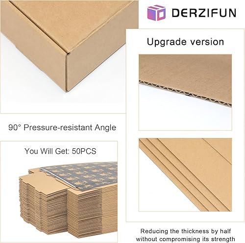 Miniatura 196 de Cajas de envío pequeñas de 6 x 4 x 2 pulgadas para pequeñas empresas, paquete de 30 cajas de correo moradas, caja de embalaje de cartón corrugado