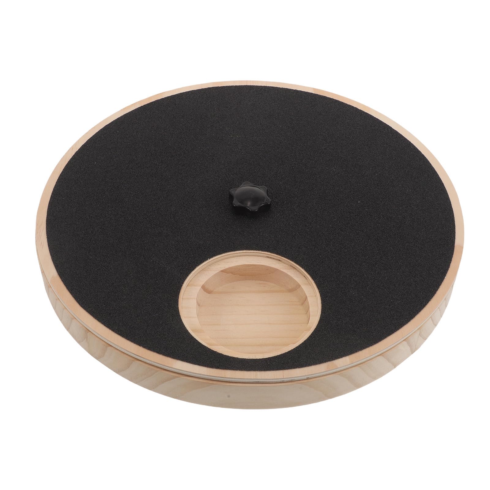 TOYANDONA Planche à Griffes pour Chien en Bois avec Distributeur de Friandises Facile à Remplir, Dimensions 29x29x2,8cm, pour L'entraînement Soin des Ongles