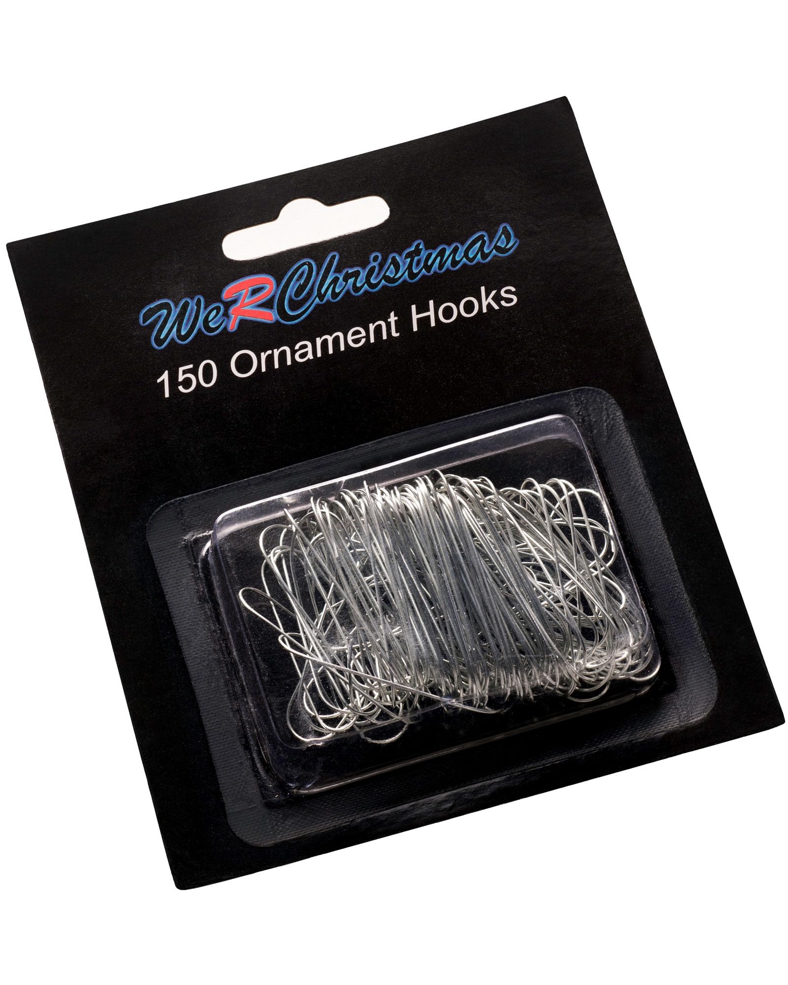 WeRChristmas Ornament Hooks, Silver, 3.5cm