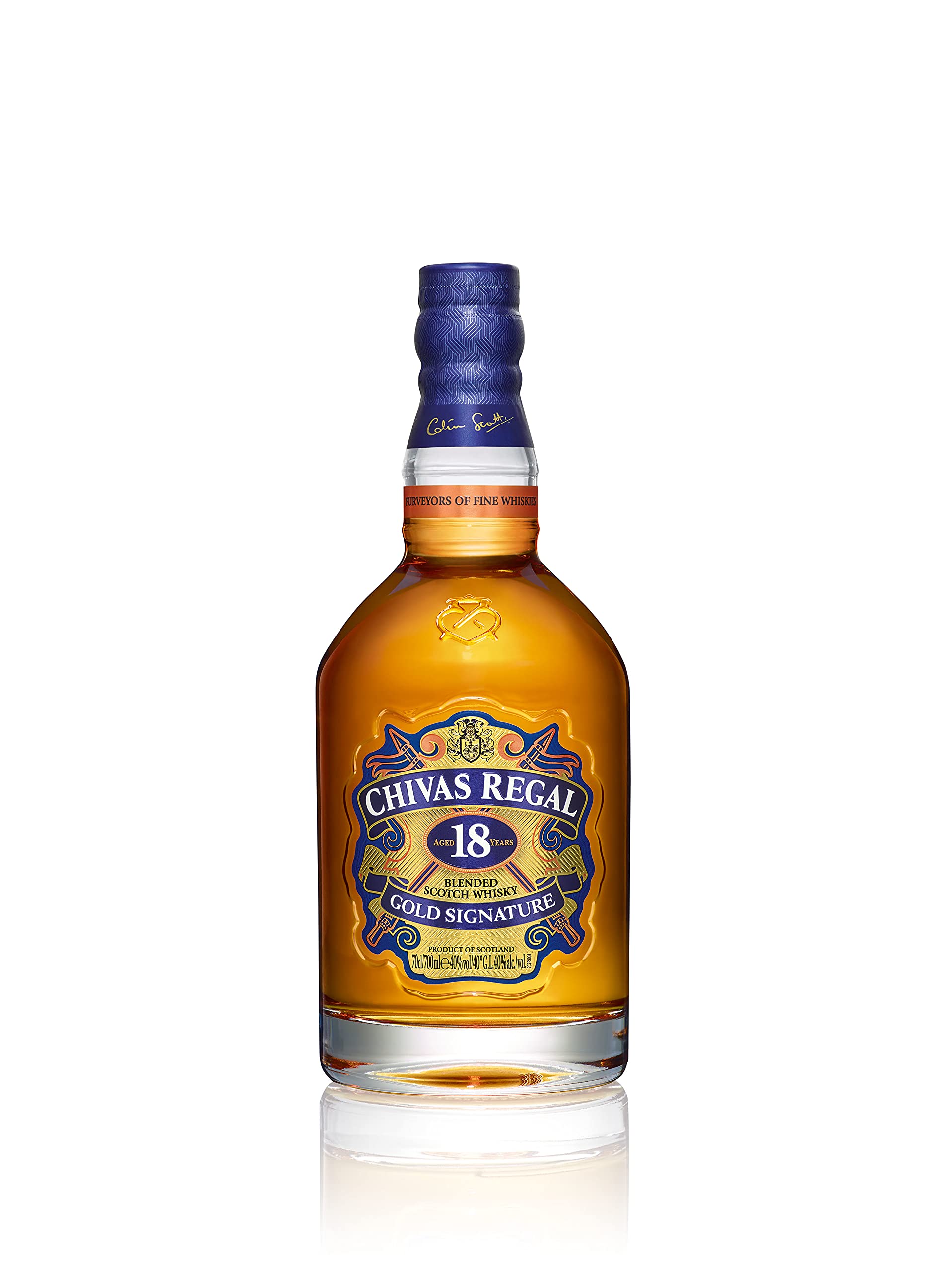 Chivas Regal Pack 18 ans + 6 verres Whisky Ecossais - 40%, 70cl