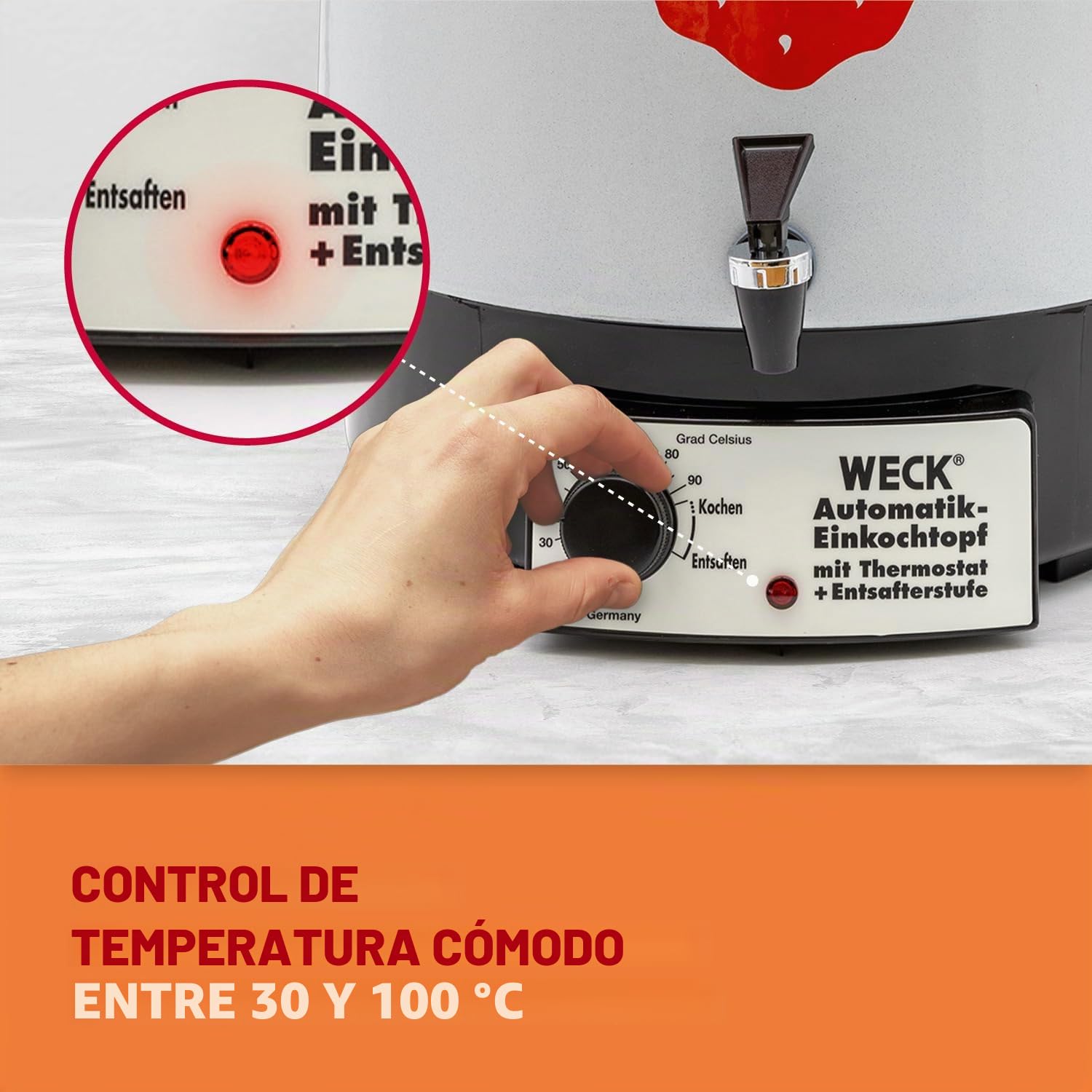Weck WAT 14A - Esterilizador (2000 W)