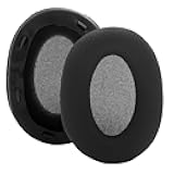 Opus X Ear Pads Replacement - Comfort Mesh Fabric & Memory Foam - Razer Opus X Wireless Headphones Earpad Replacement - Black