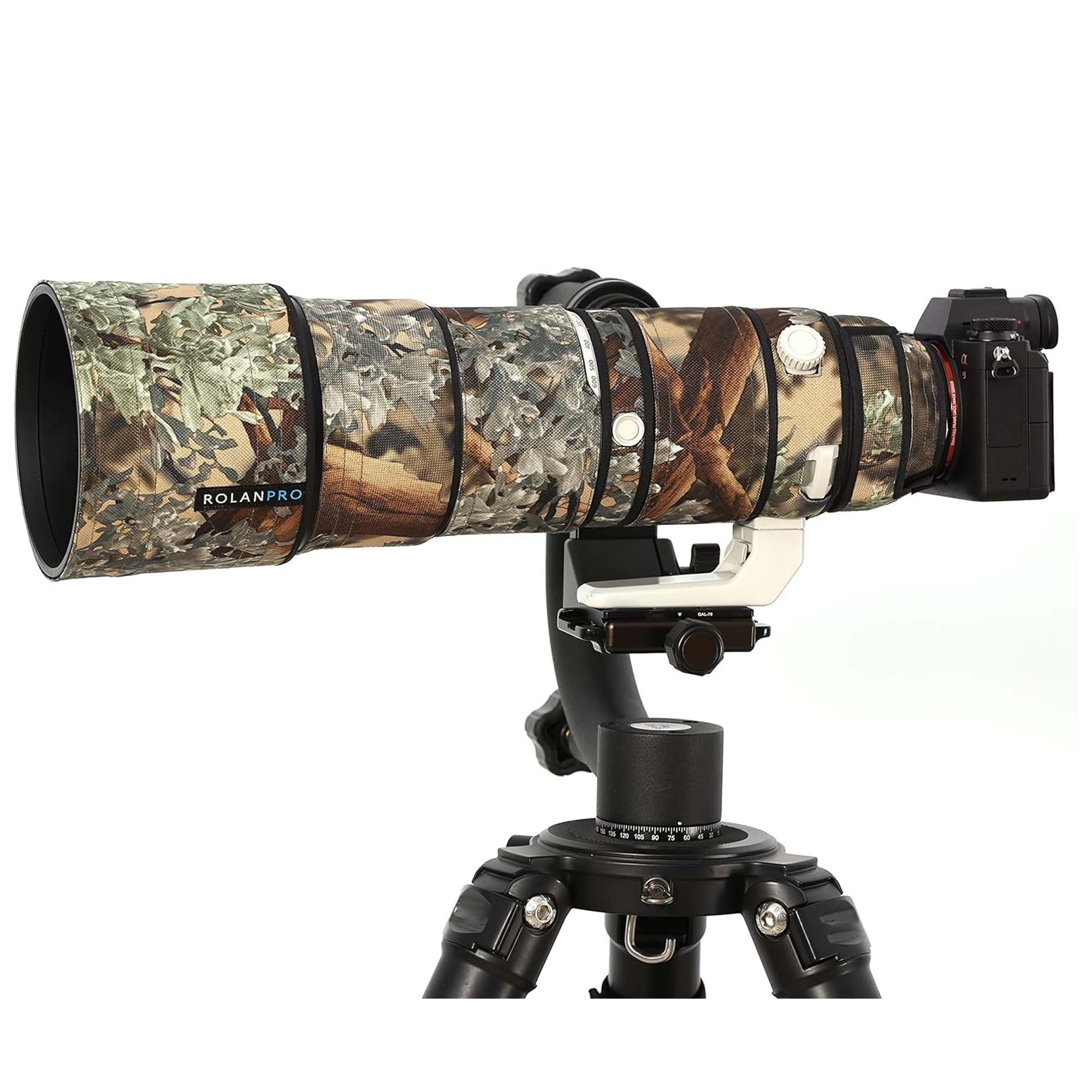 Rolanpro Green Jungle Waterproof Lens Cover for Sony FE 200-600mm F5.6-6.3 G OSS Lens Case Guns Cover