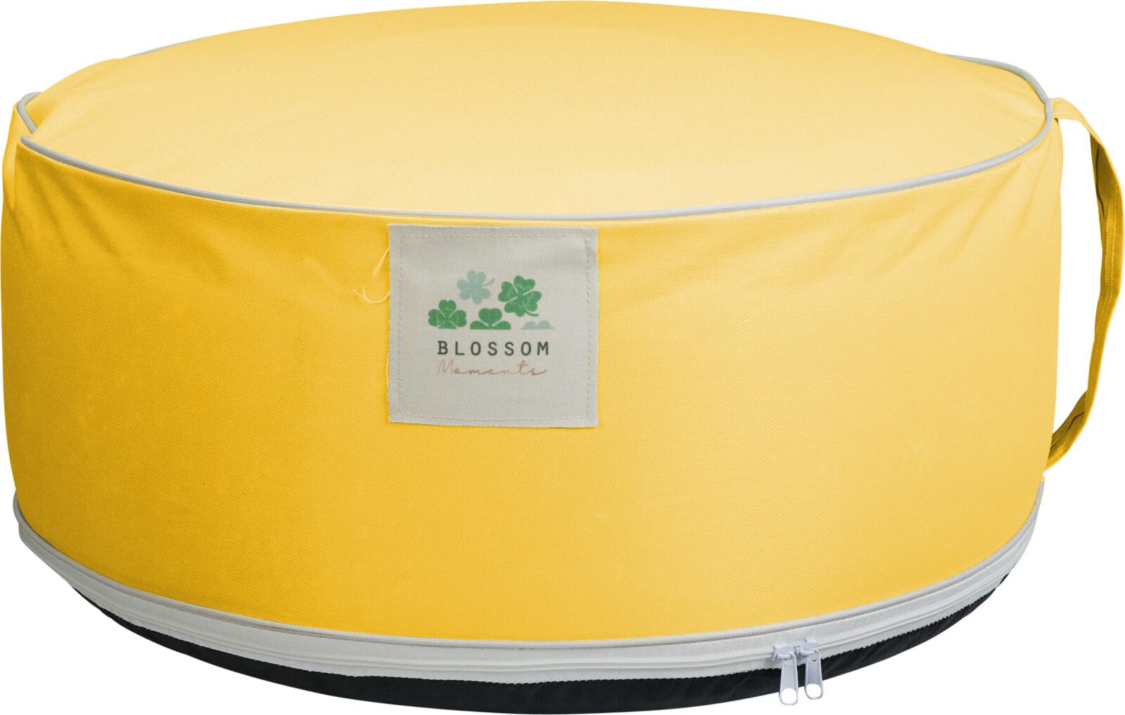 idooka Inflatable Pouffe Yellow – Durable, Water-Resistant Outdoor Seat for Camping, Patio, Garden & Travel | Portable, Comfortable Design, 55x25cm