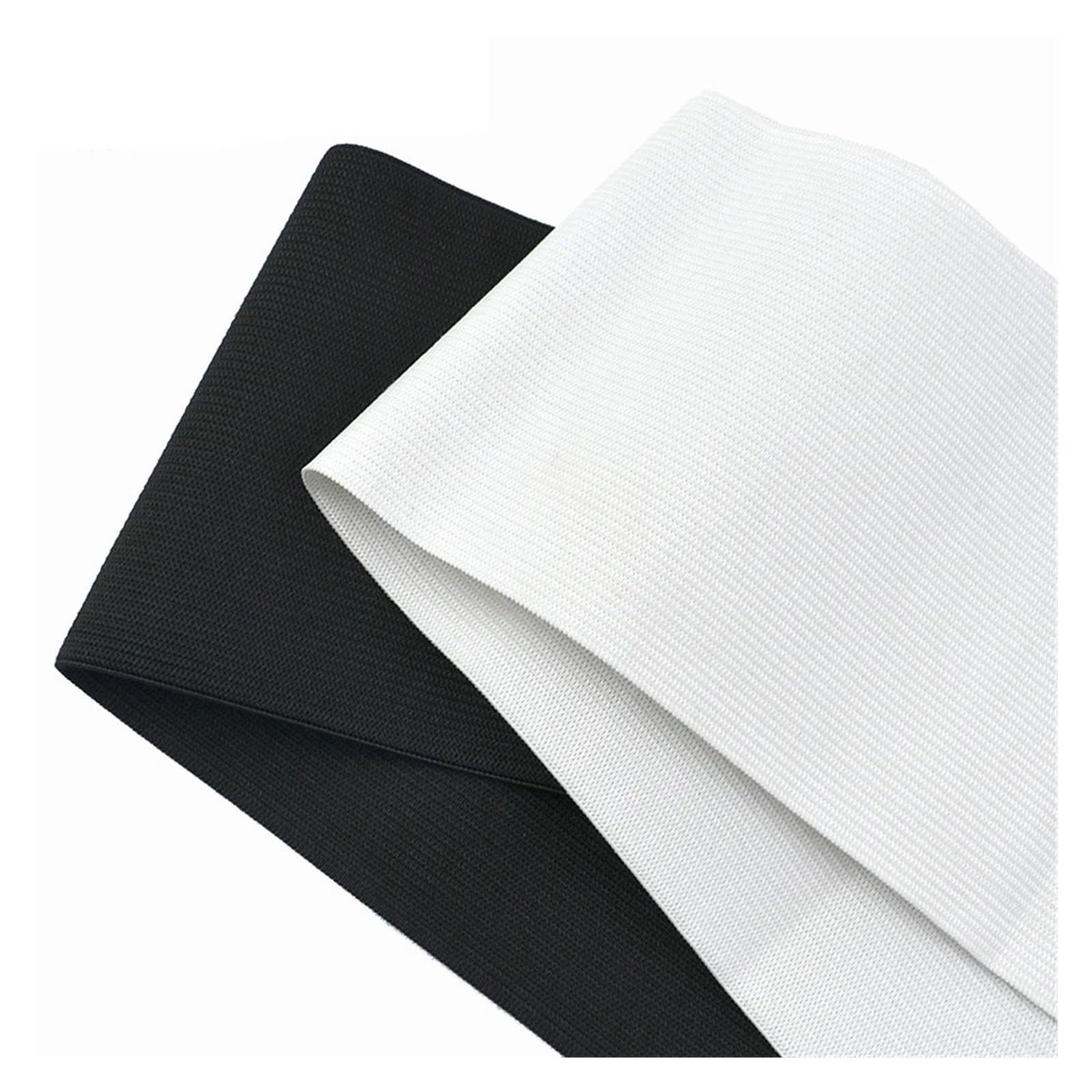 10-50cm Opaski elastyczne do szycia miękka skóra gumka pasek bielizna spodnie gumy taśmy parciane dodatki krawieckie DIY(schwarz,40cm)