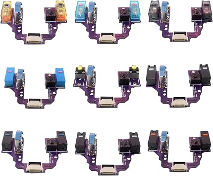 QMQJIA Mainboard Circuit Board for GProX Superlight 2 Microswitch Button Board Smooth Scroll Wheel
