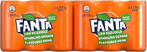 Fanta Coke Orange Flavoured Soft Drinks 300 ml (Pack of 24)