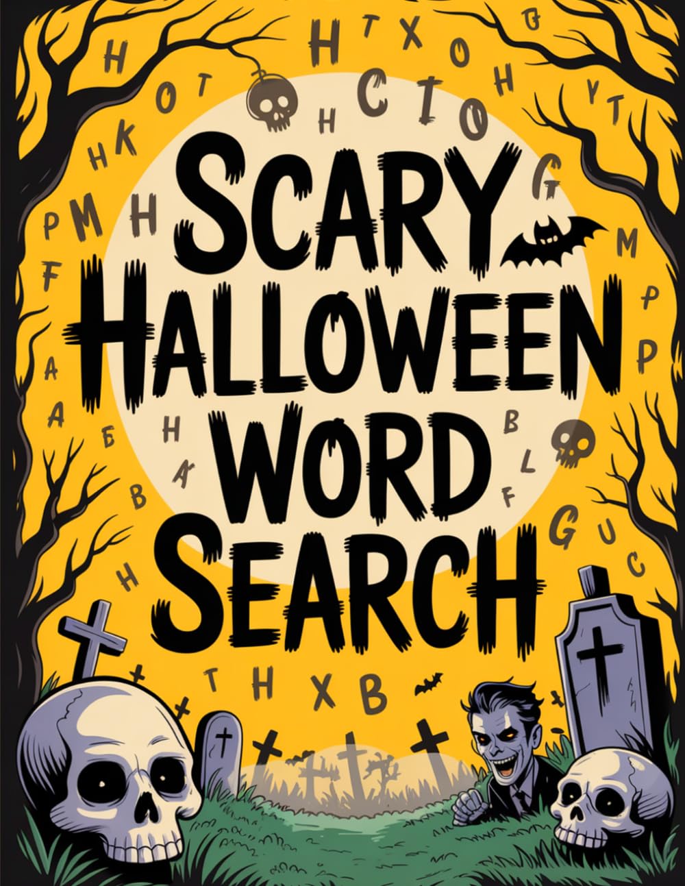 Scary Halloween Word Search: Inspiring Puzzle Companion for Adult Puzzle Fans