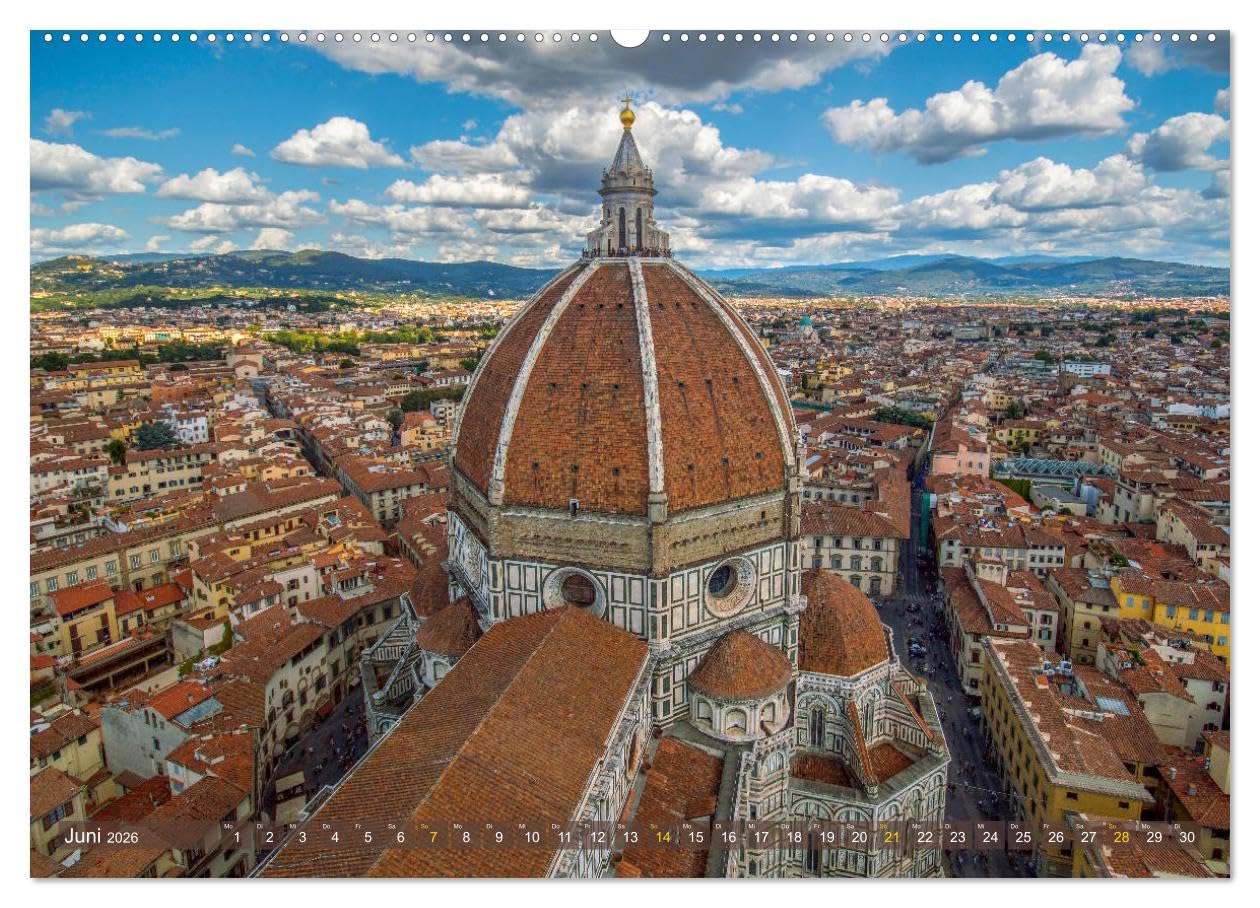 TOSKANA im magischen Licht (hochwertiger Premium Wandkalender 2026 DIN A2 quer), Kunstdruck in Hochglanz: Italiens lichtvolle Region fasziniert! (CALVENDO Orte)