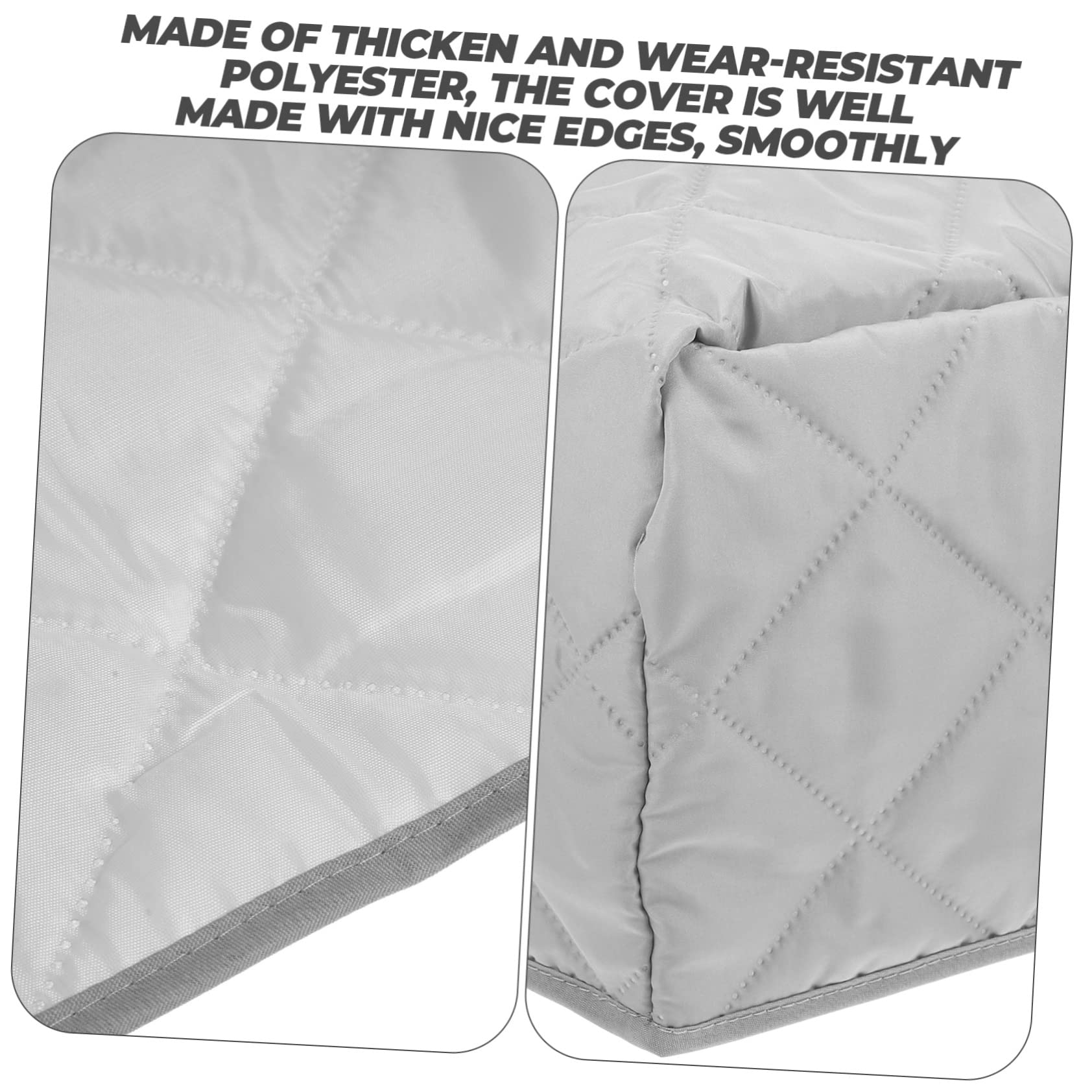 ABOOFAN 2 Pz parapolvere macchina del pane Copertura antipolvere per tostapane Copertura per tostapane resistente all'usura e per elettrodomestici da cucina cappotto Grey