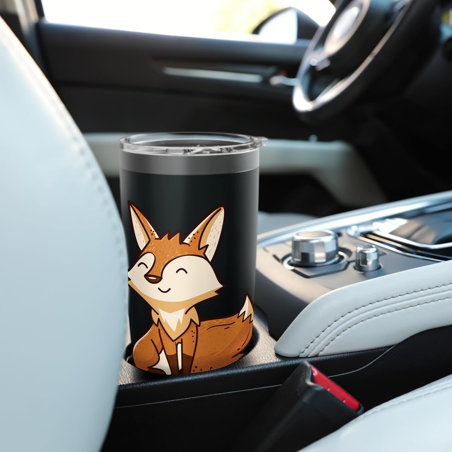 Cute Fox - Zookeeper Wild Nature Lover Stainless Steel Insulated Tumbler - Image 6