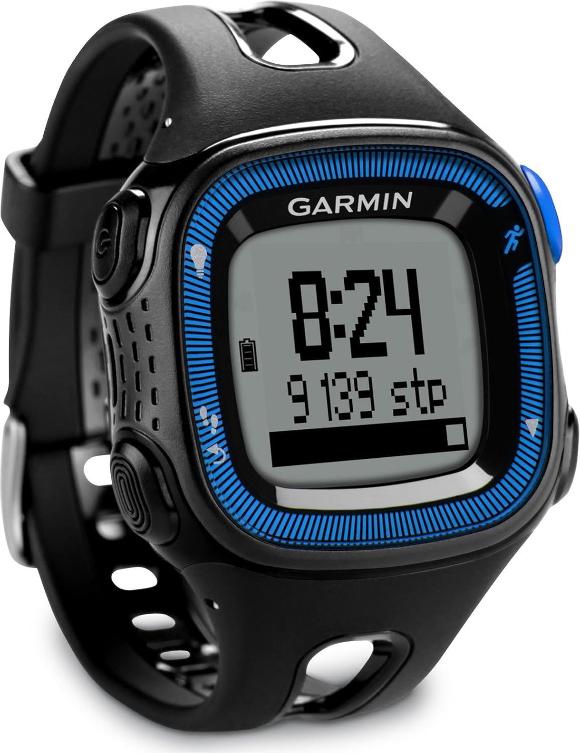 Garmin 010-01241-50 Garmin Forerunner 15 Large Blue/Black Bundle with Chest Strap HRM Europe Version