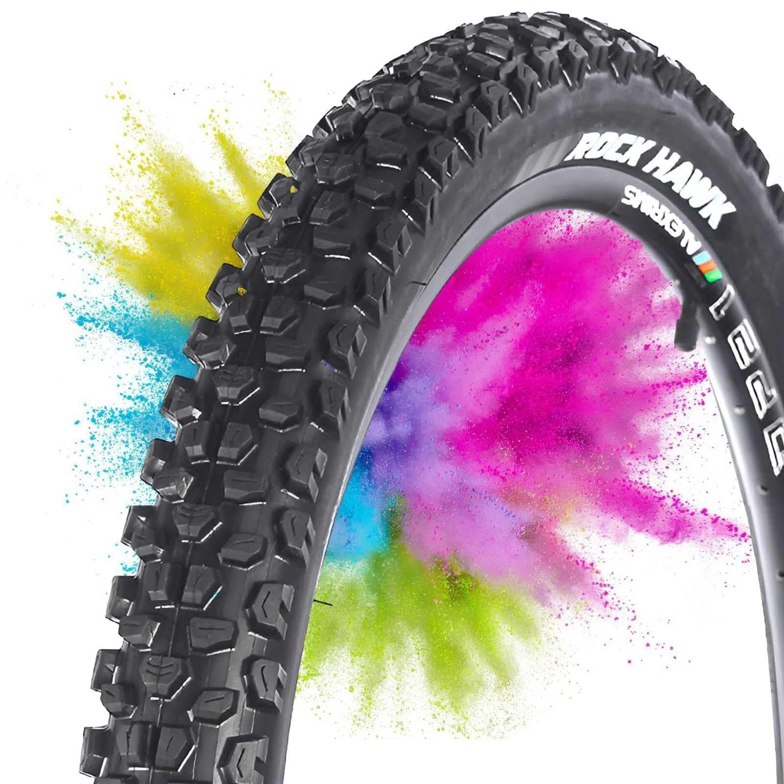 26x2.4 Opona Rowerowa Odporna na Przebicia, Bez Wewnętrznej Rury | Opona Terenowa do Gruzu i Off-Road z Grubą Ścianką Boczną i Niskim Oporem Toczenia dla Codziennego Użytku