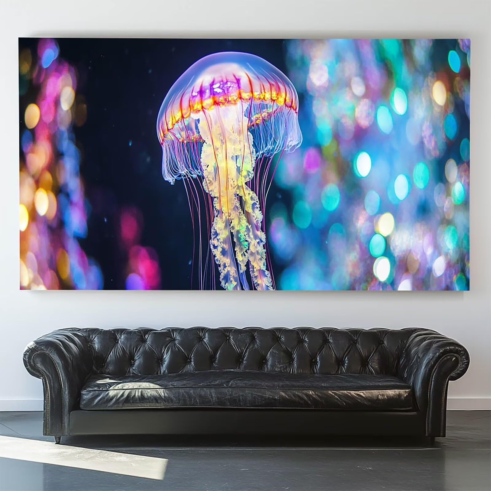 Kit De Pintura Por Números Para Adultos – Lienzo De Medusa 30x40cm Con Pigmentos Acrílicos Y Pinceles – Manualidad Relajante Y Decoración De Pared