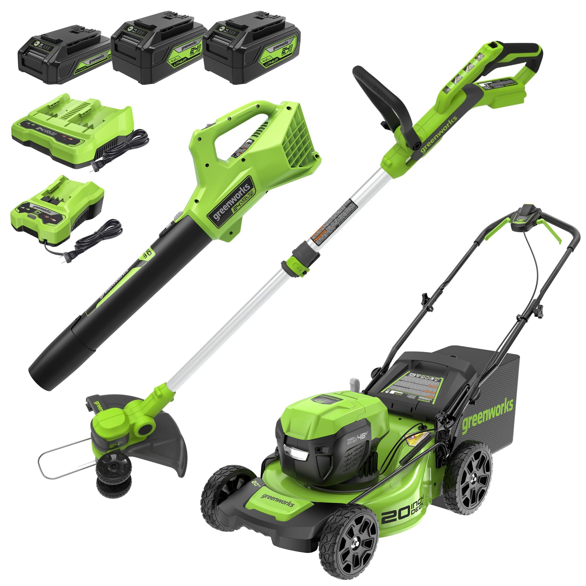Amazon.com: Greenworks 48V (24V x 2) 20