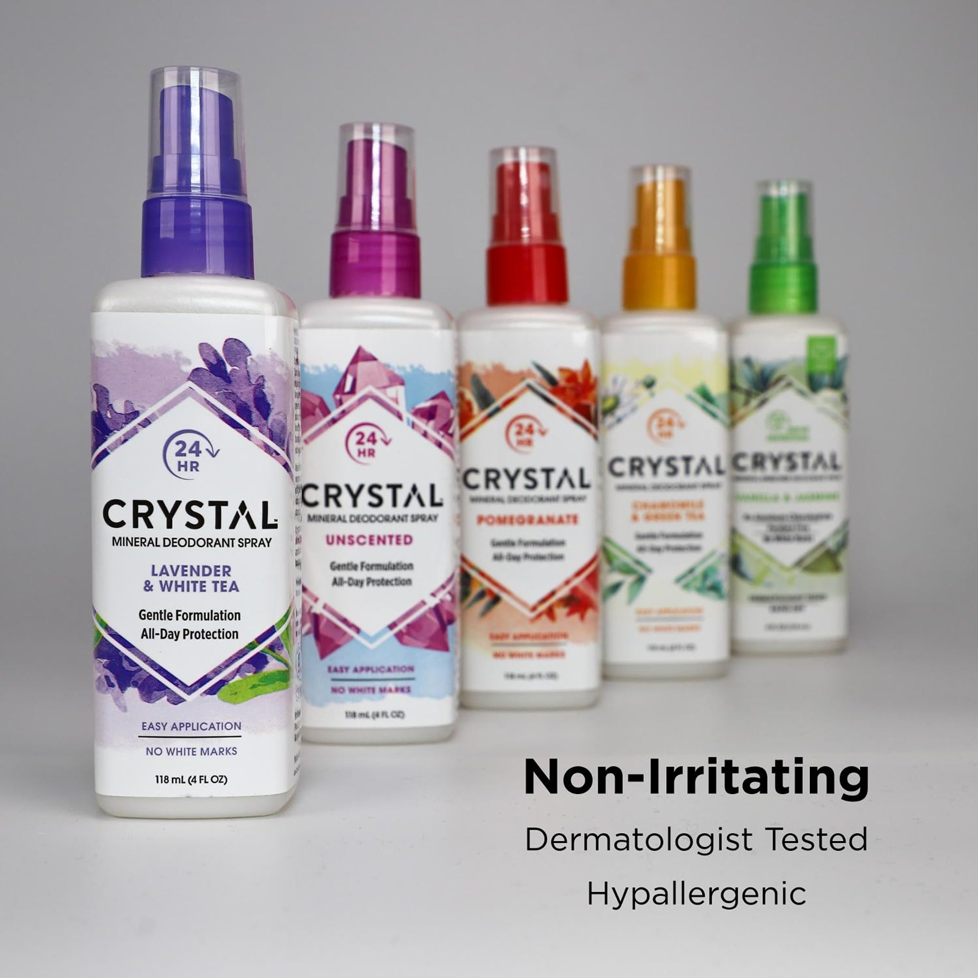 Crystal Deodorant Essence Spray 4 Ounce Chamomile/Green Tea, All Over Body Deodorant, (118ml) (3 Pack) thumbnail 5