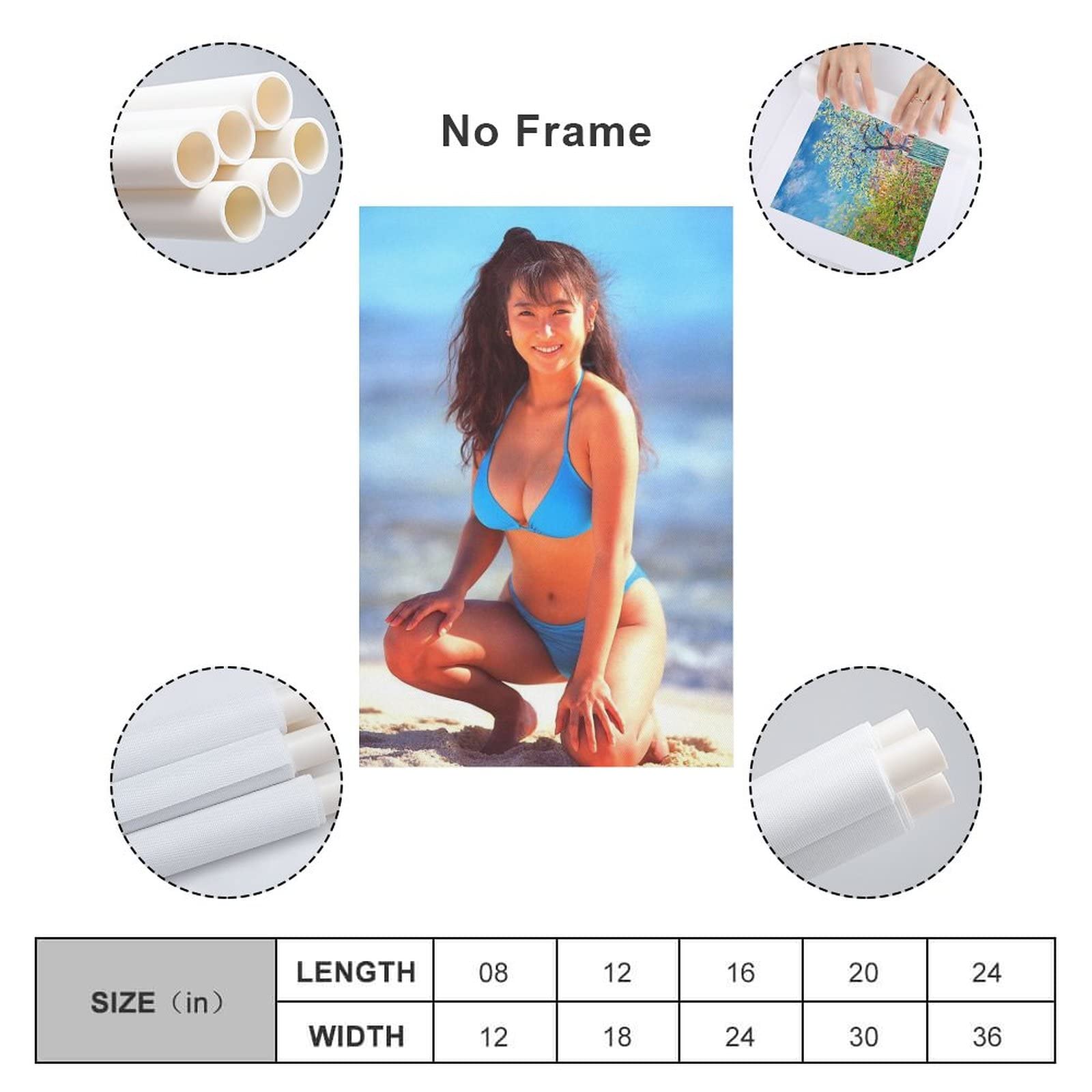 Amazon.co.jp: かとうれいこポスター写真ビキニ水着 ポスター 装飾 絵