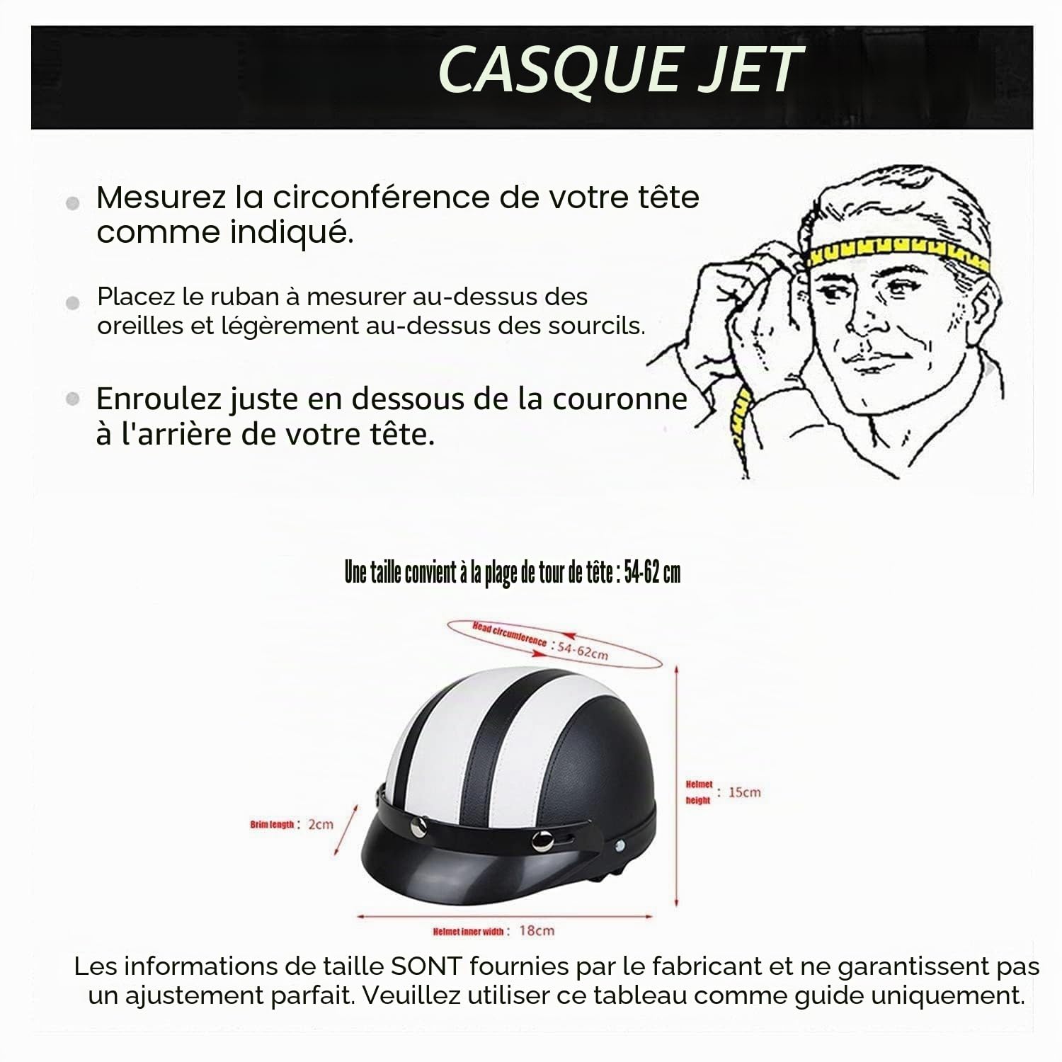 Casques Bols Jet Moto Vintage avec Lunettes Casque de Pilote Rétro Casque Casque Scooter Homme Femme Demi Casque Coupe-Vent Casque pour Moto Vélo Scooter