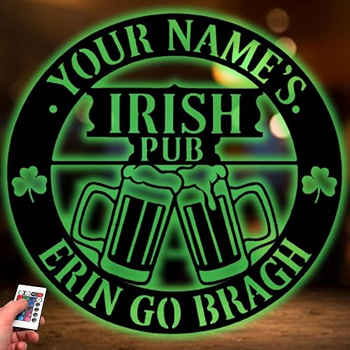 Miniatura 103 de Letrero de metal personalizado para barbacoa, letrero con nombre de bar personalizado para patio trasero, decoración de parrilla al aire libre,