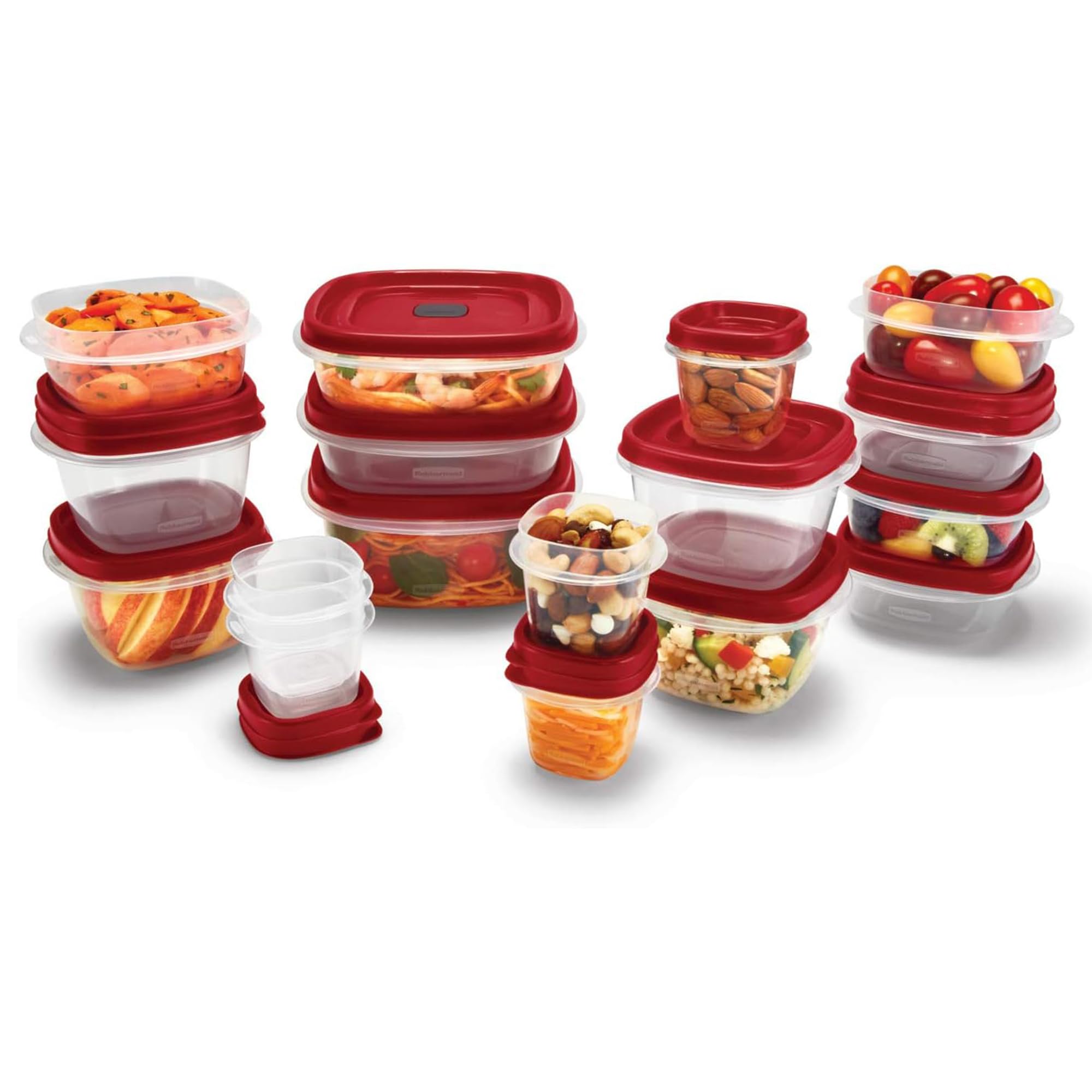 Amazon.com: Rubbermaid 2066488 Easy Find Lids 17 Piece Storage