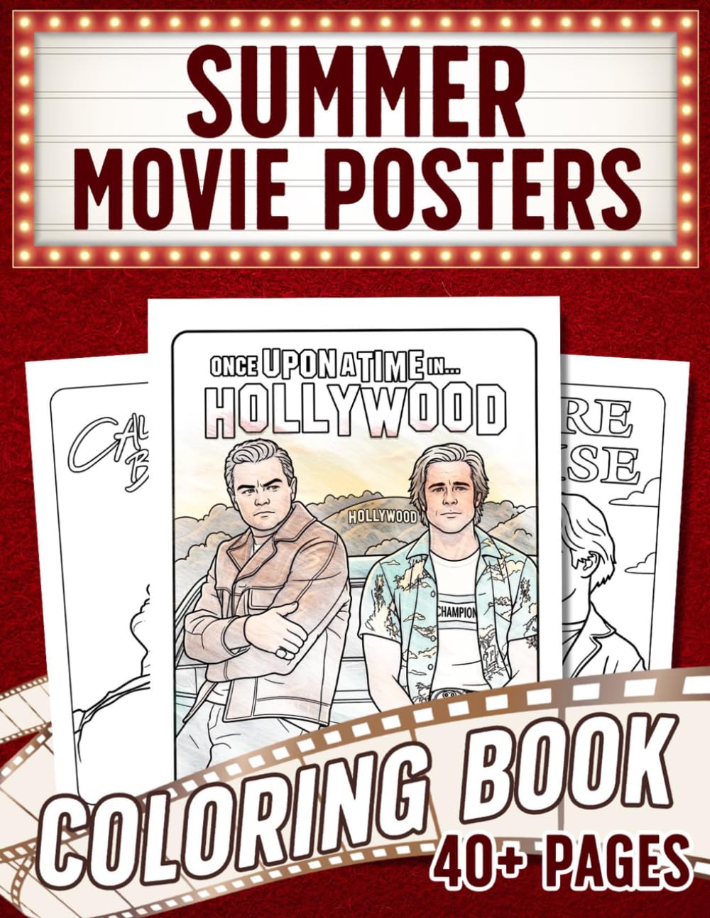 Summer Movie Posters: Famous Cinema Art Coloring Book with Romantic Moments, Music Stories, and Beach Scenes for Fans to Enjoy Nostalgia