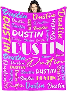 Personalized Blankets for Kids with Names Customized Blankets with Name for Adult Custom Blanket Gift for Birthday Christmas Valentines Day Gift