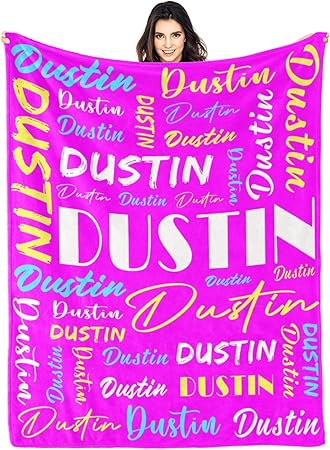 Personalized Blankets for Kids with Names Customized Blankets with Name for Adult Custom Blanket Gift for Birthday Christmas Valentines Day Gift