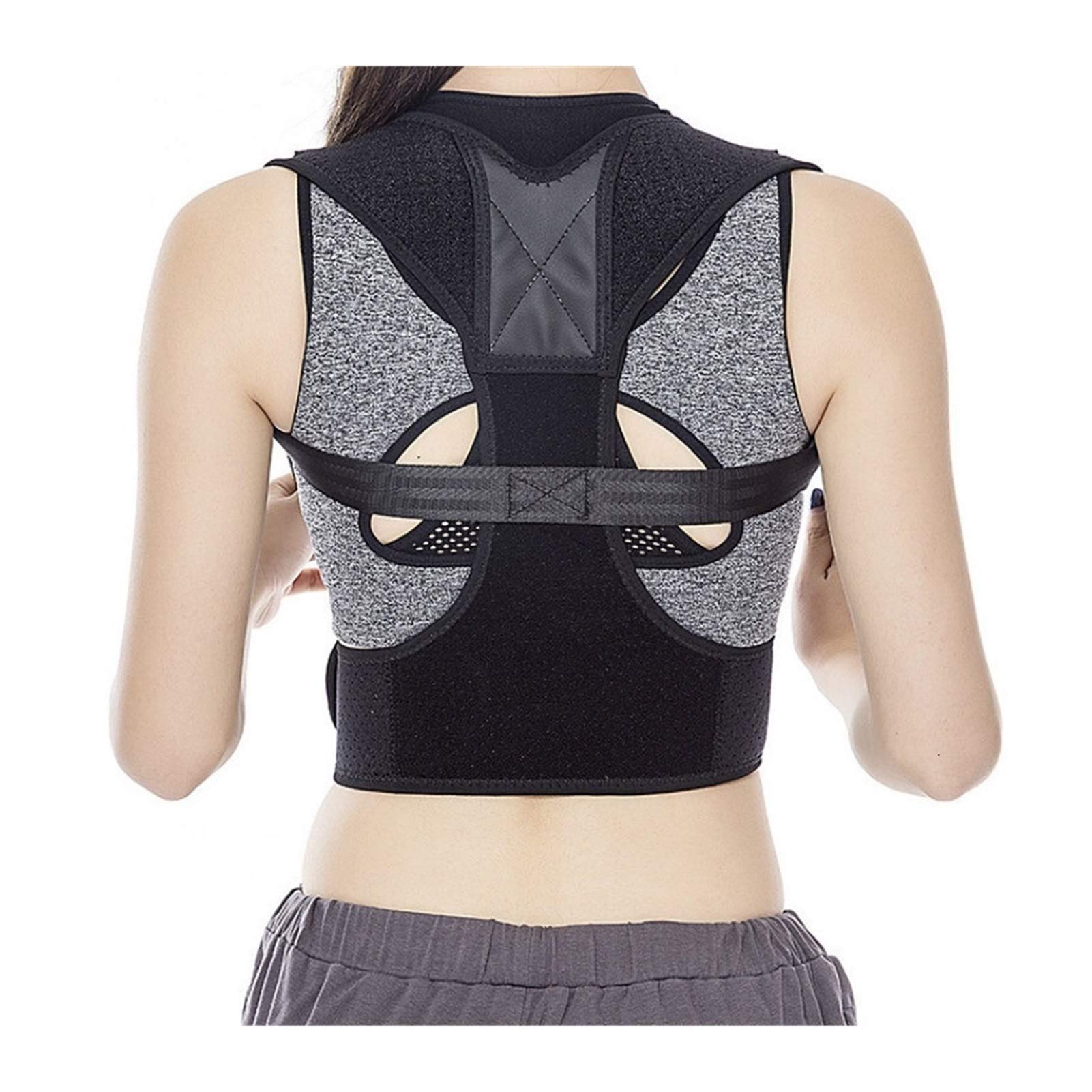 DSMYYXGS Corrector De Postura Ajustable para Hombre Y Mujer Protector De Hombro Banda De Vendaje para Dolor De Espalda