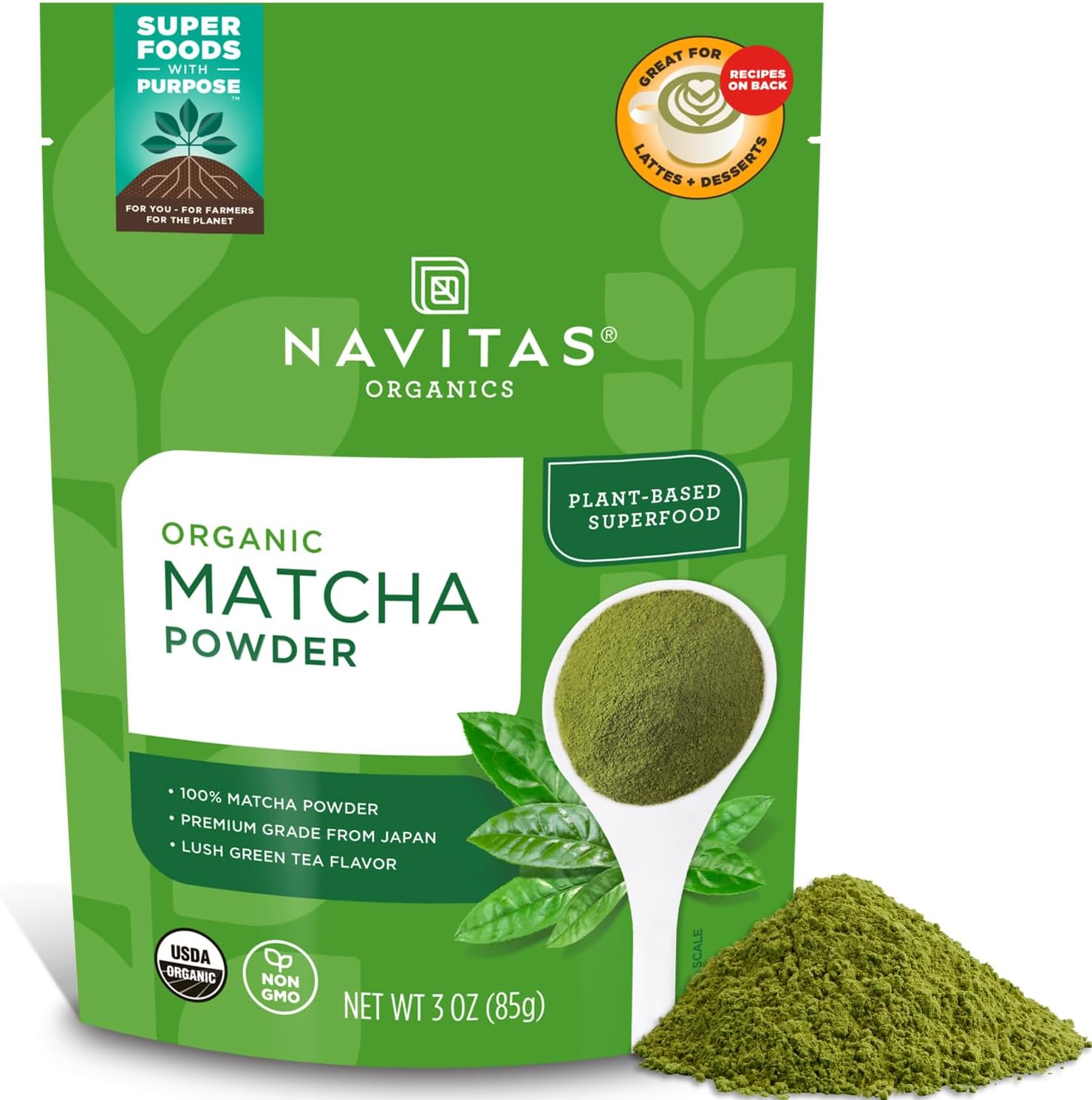 Matcha Powder, 3oz. Pouch
