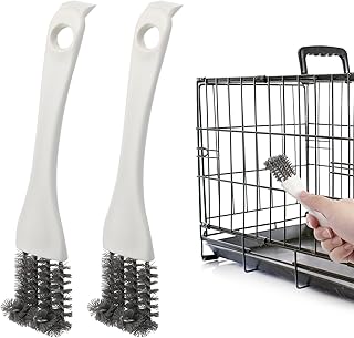 2PCS Bird Cage Long Handle Shovel Cleaner, Bird Cage Tool Accessories Supplies, Birds Poop Remover, Durable Cleaning Tool & Accessory for Pet Cages Parrot Cages Birds Perches