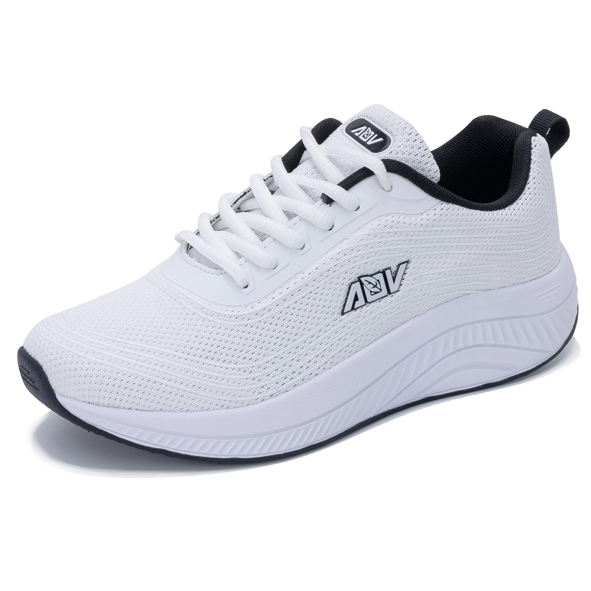 AOVWomens Walking Shoes with Arch Support Plantar Fasciitis Sneakers Orthotic Tennis for Foot Heel Pain Relief