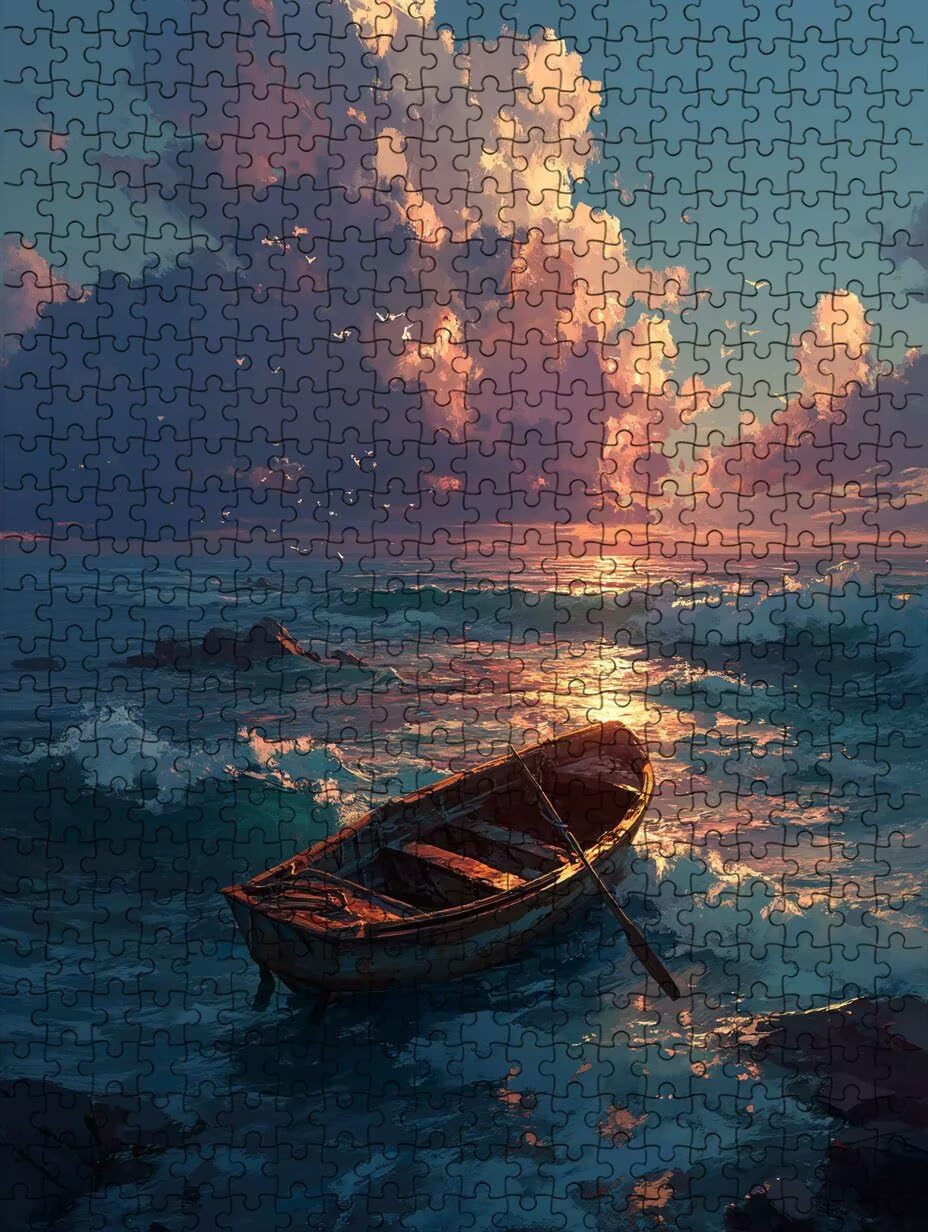 Puzzle dla dorosłych 1000, Boat Beach, Classic YHPGL0-163
