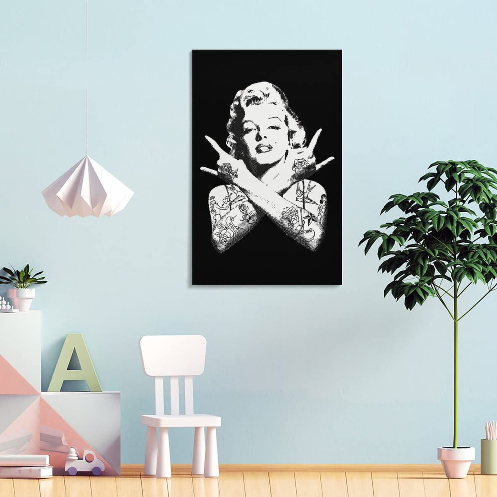 Amazon｜アートパネル 装飾画 Banksy バンクシー マリリンモンロー