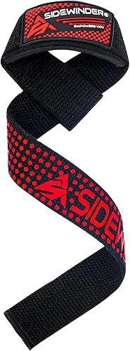 Miniatura 3 de Sidewinder Correas de levantamiento de pesas para gimnasio, fitness, entrenamiento de mano, soporte de muñeca, levantamiento de peso muerto