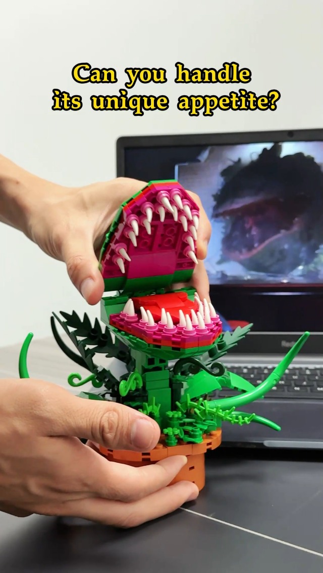 Amazon.com: aphpaio Audrey 2 Piranha Plant Building Toys Sets