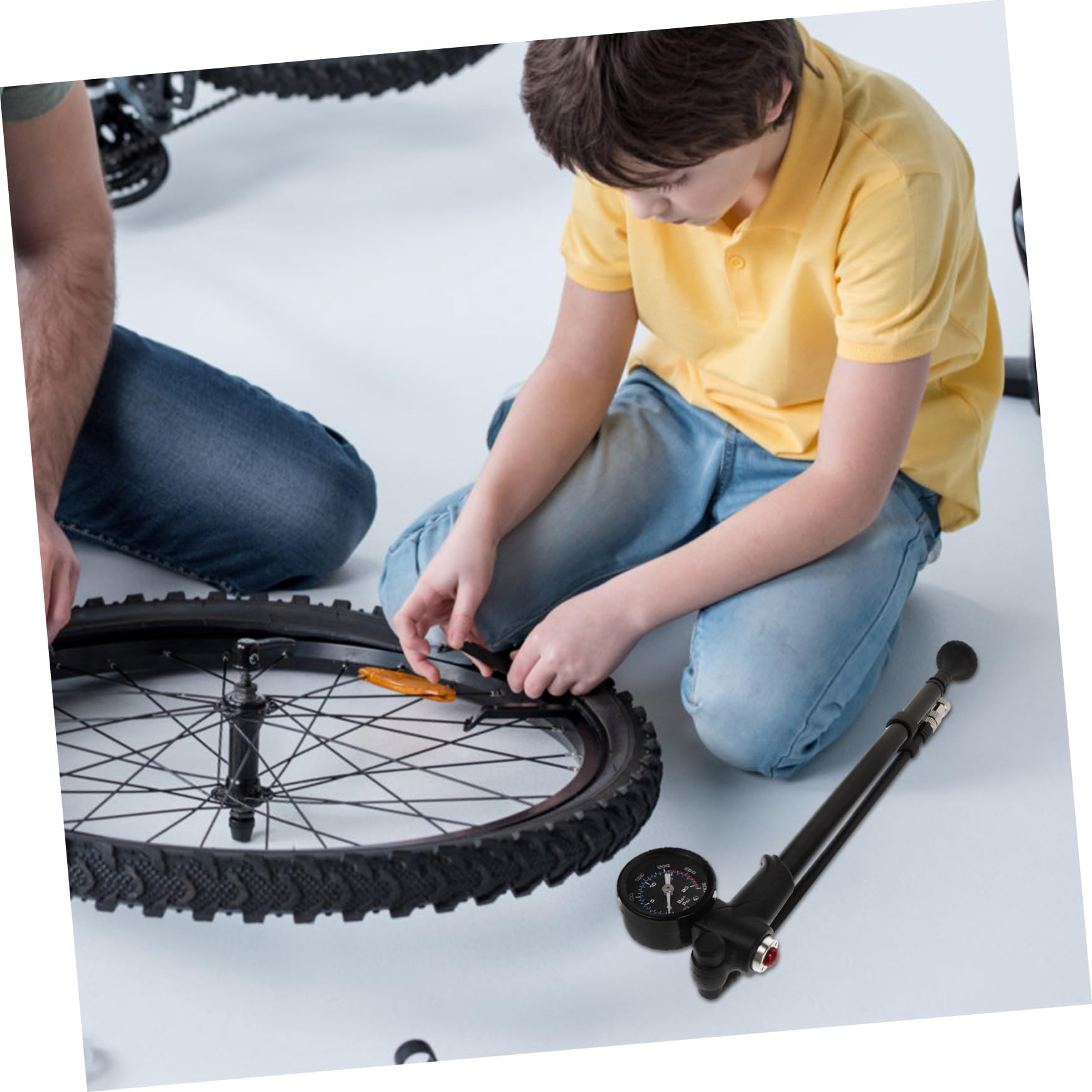 Anneome Bomba de Alta Presión para Bicicletas Eléctricas y Balones de Baloncesto, Inflador Portátil Compacto para Uso Hogar