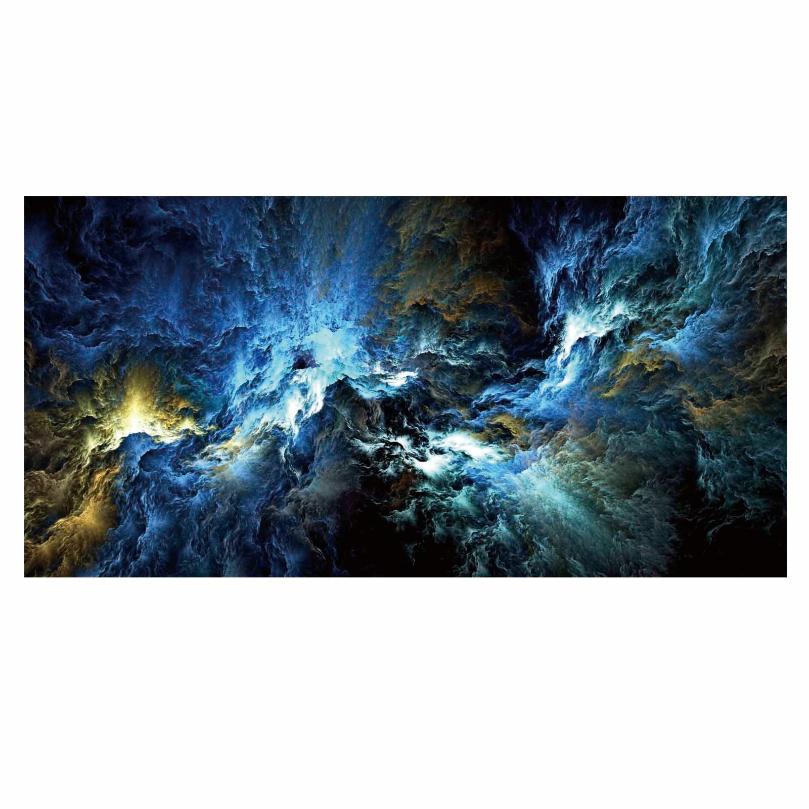 Lasite Bunt groß Leinwandbilder Abstrakt Kunstdruck Bilder Reproduktion Leinwanddruck Bilder Leinwand Gemälde Wanddekoration Wandbild（80x160cm） 31x63inch,Unframed