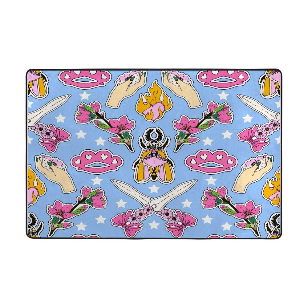Tapis de maison moderne floral pour habiller votre terrasse et salon