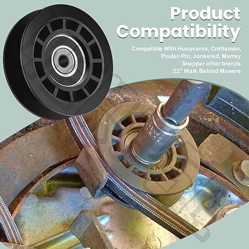 Miniatura 5 de 587973001(2) 587969201(1) 580364609(1) Kit de reparación de correa para Husqvarna AWD Kit de reparación de correa, se adapta al modelo LC356VB,