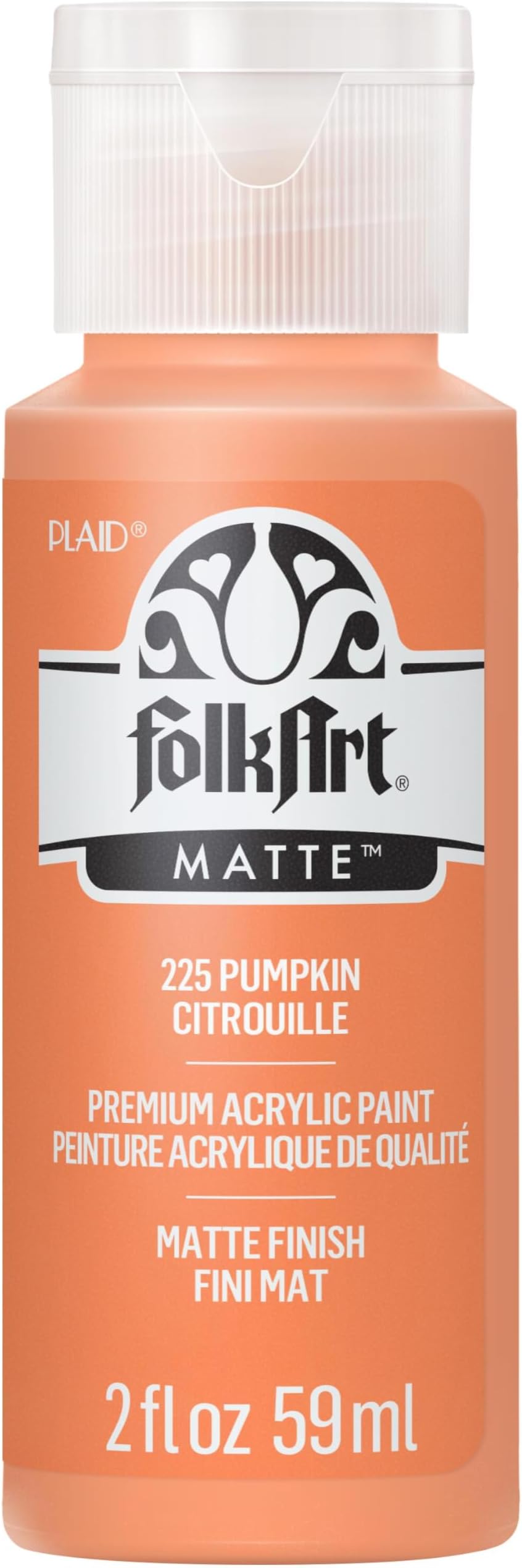 JA225 Folk-art Pumpkin, 2 oz.