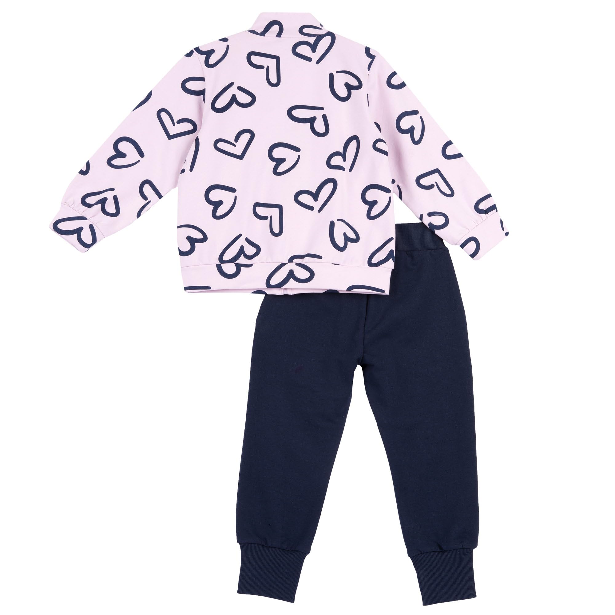 Chicco, Tuta Bambina, Completo con Comodi Pantaloni Lunghi e Felpa, in Morbido Tessuto Lavabile in Lavatrice, Abbigliamento Bambina e Ragazza, Designed in Italy