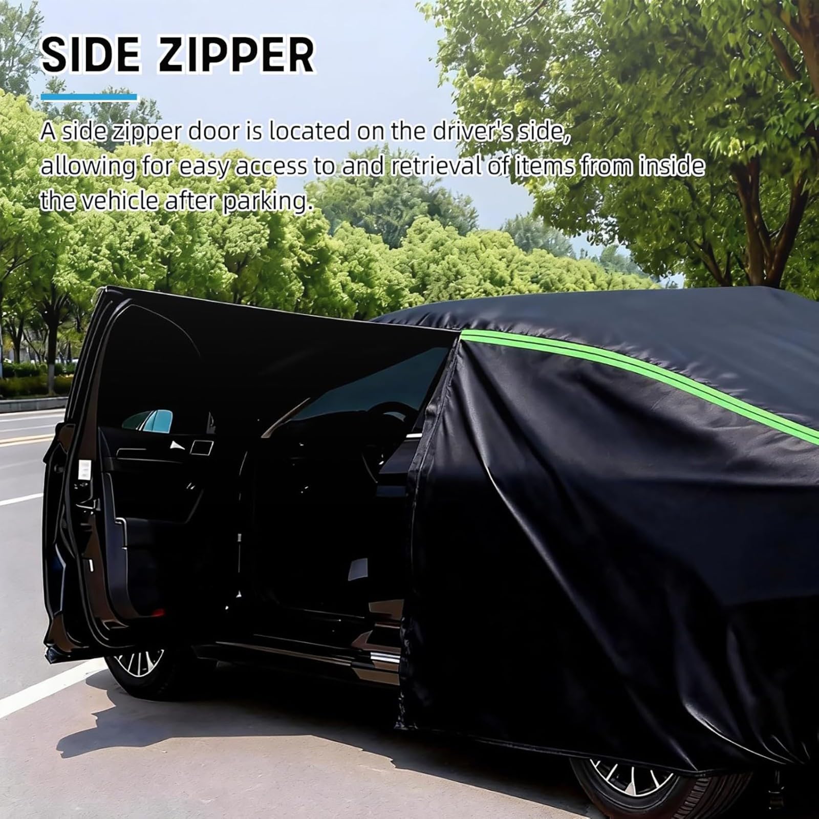 Funda Coche Exterior para BMW X4 (2018),Impermeable Funda para Coche Transpirable con Cremallera en la Puerta,Resistente al Sol,a la Lluvia,con Bolsa Almacenamiento