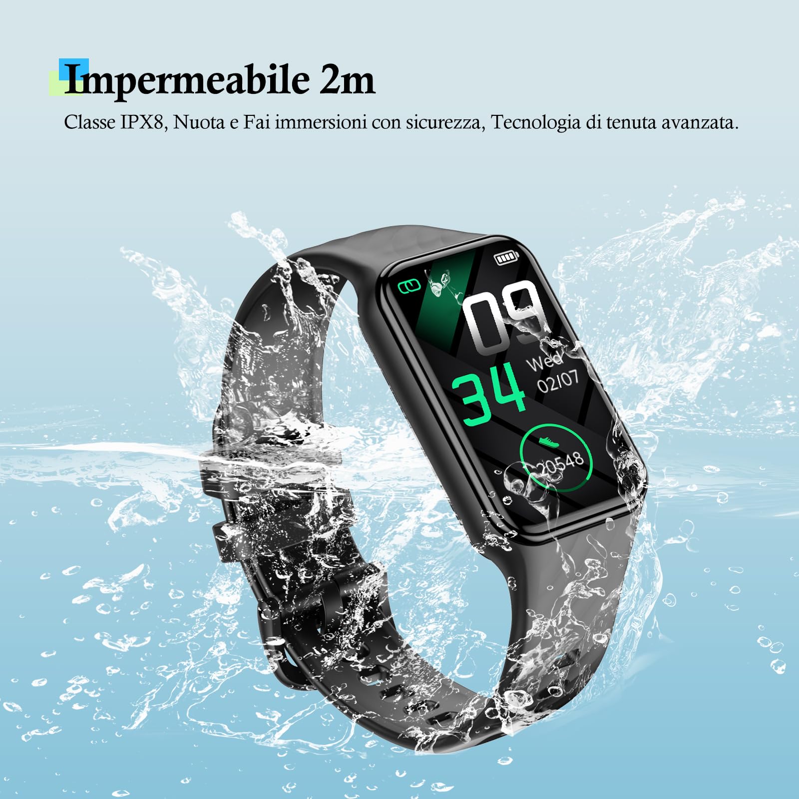 IOWODO Smartwatch Uomo Donna, 1.47" Orologio Intelligente Chiamate Bluetooth Fitness, 24H Smart Watch Monitor del SpO2/ Sonno, 100 modalità Sportive, IP68 Fitness Tracker per Android iOS