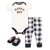 unisex-baby Cotton Bodysuit, Pant and Shoe Set
