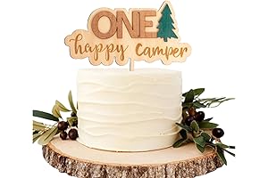 Happy Camper Birthday Decorations: Delightful Topper for Special Occasions
