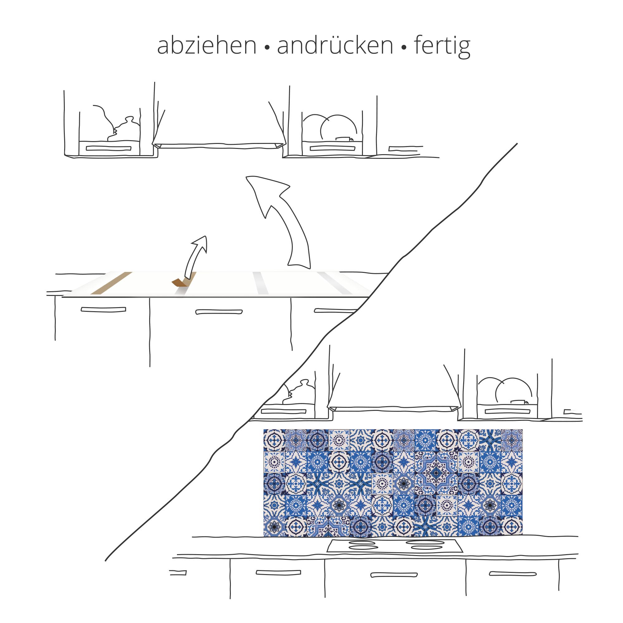 ARTland Spritzschutz Küchenrückwand aus Alu für Küche Herd Spüle Motiv 70x50 cm (BxH) Ernährung & Genuss Lebensmittel Gewürz Fotografie Weiß Kräuter und Gewürze U1RK