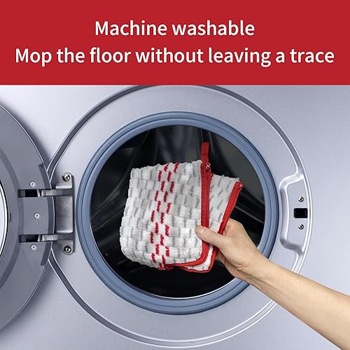 Miniatura 8 de Paquete de 10 almohadillas de microfibra para trapeador compatibles con la cabeza O Cedar ProMist MAX