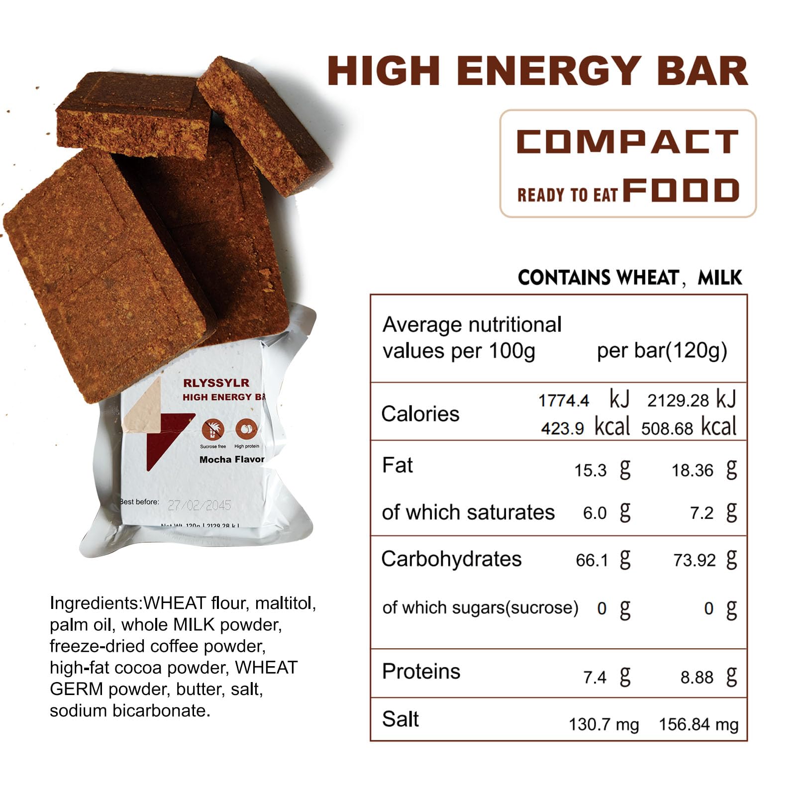 Emergency Food Ration Bars Meals 2025 Ready To Eat 20 Pack, 8 Days Sugar Free Survival Food for Outdoor Camping,20 years Long Self Life (2 PACK, Count, 2)