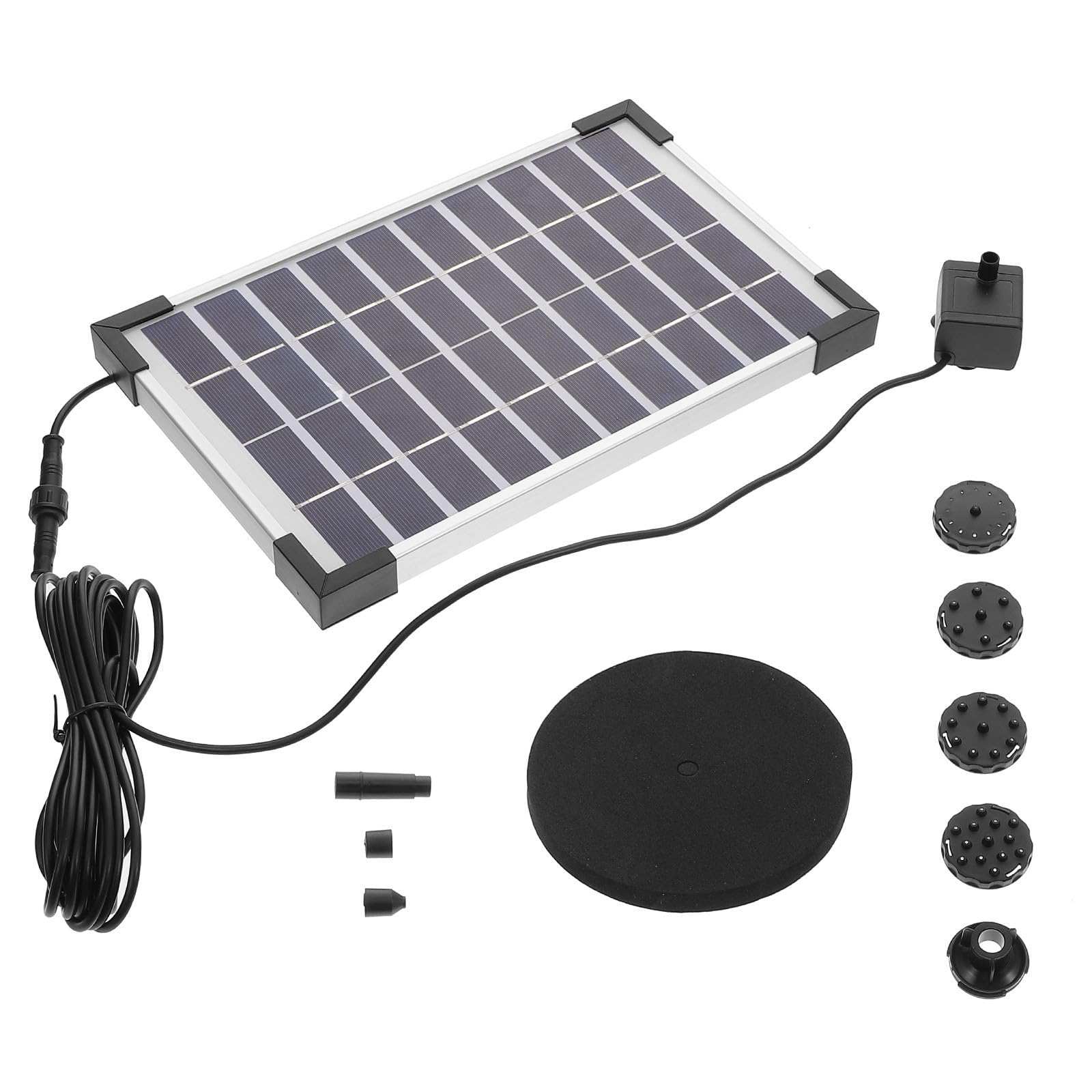 Bomba de Agua Solar para Baño de Pájaros, 500l/h Dc 12v